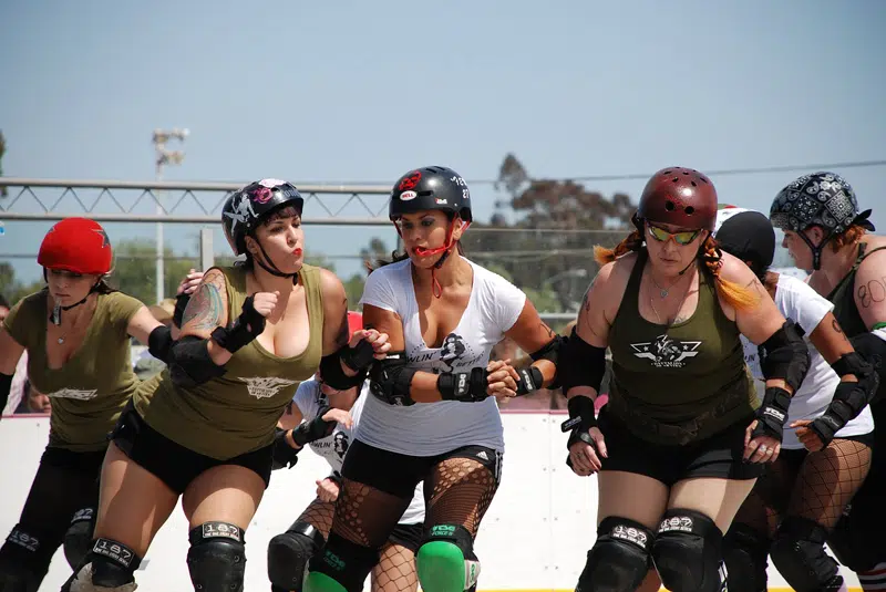 Roller derby en quads