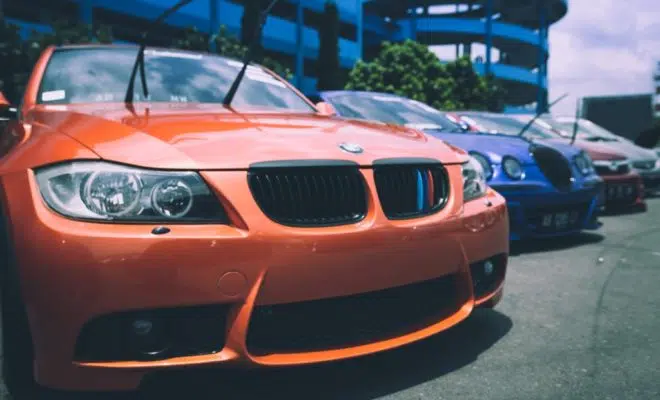 parking voitures gros plan