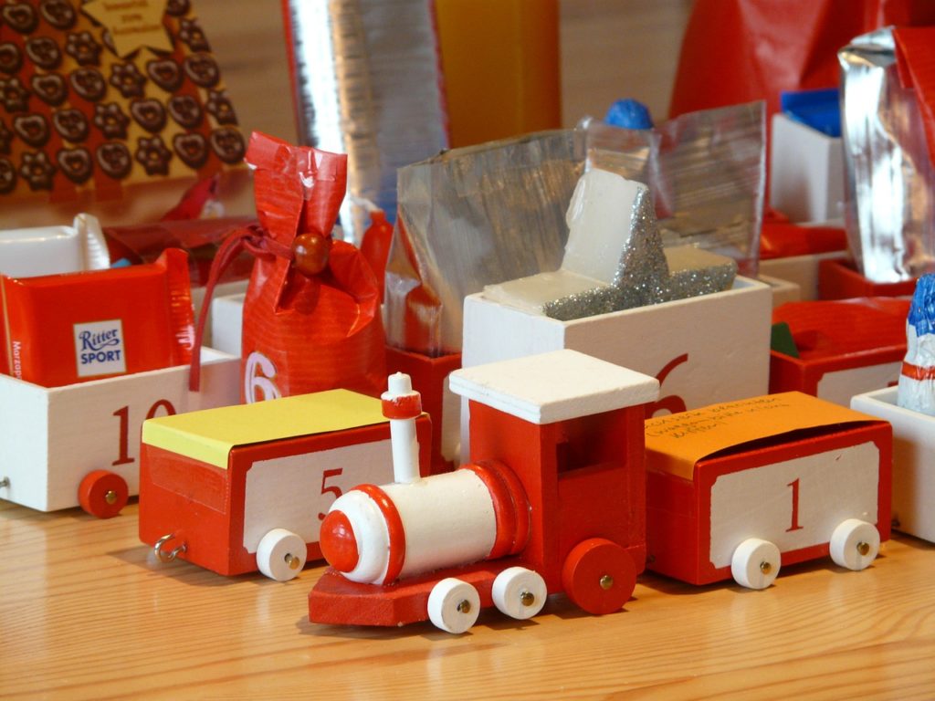 Train en bois