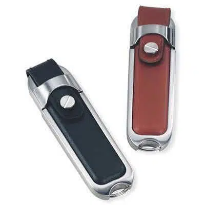 cle usb en cuir avec boucle