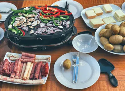 raclette en famille