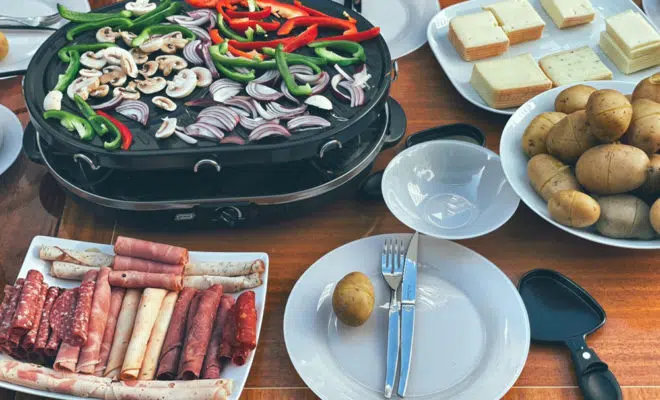 raclette en famille