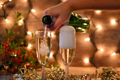 champagne pour le Nouvel An