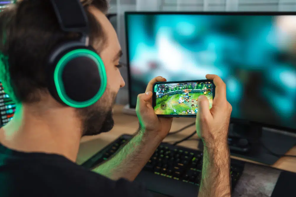 Fortnite sur téléphone mobile