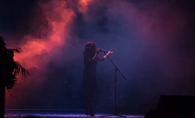 la chanteuse Mylène Farmer