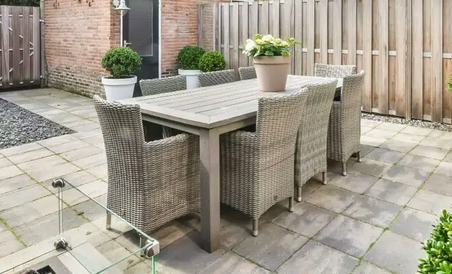table de jardin extensible