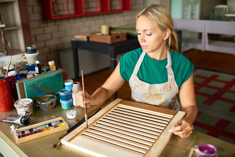 peinture volet