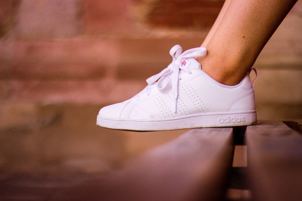 sneakers en cuir