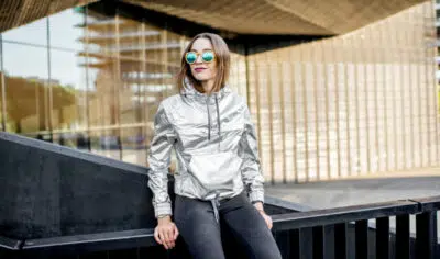 vestes effet mirroir