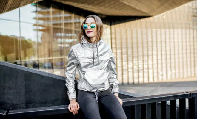 vestes effet mirroir