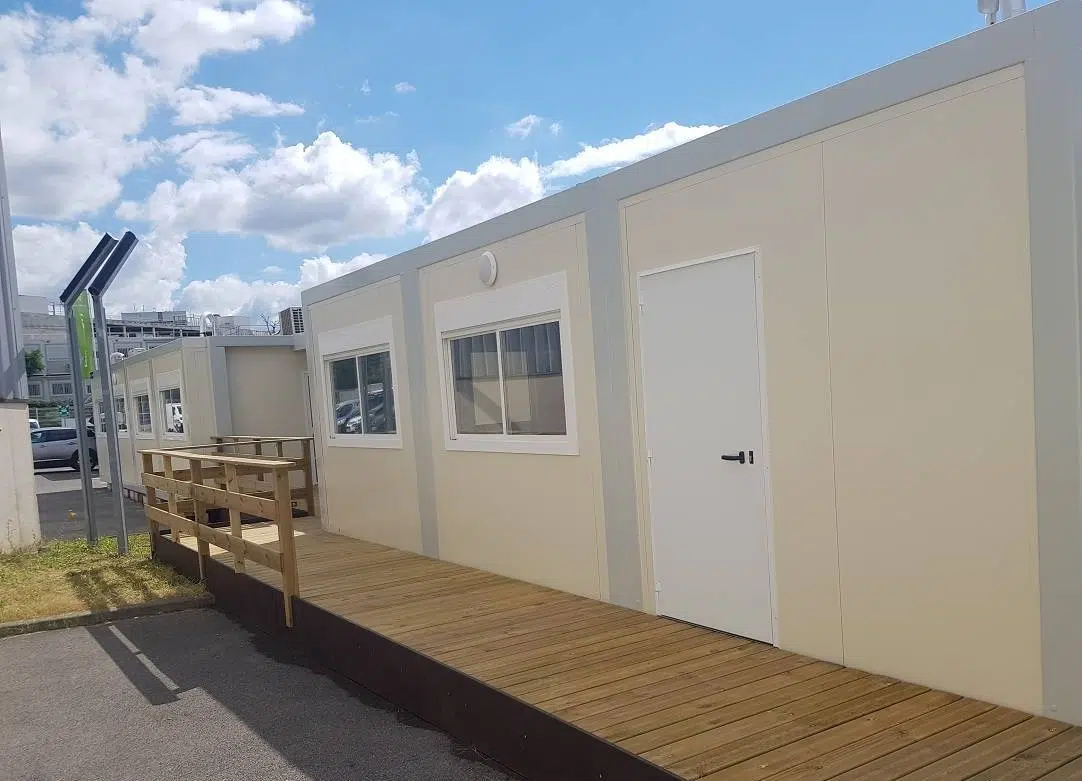 Bâtiment modulaire avec accès PMR
