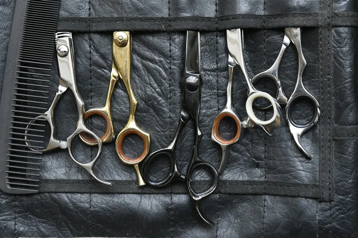 stockage avec des ciseaux