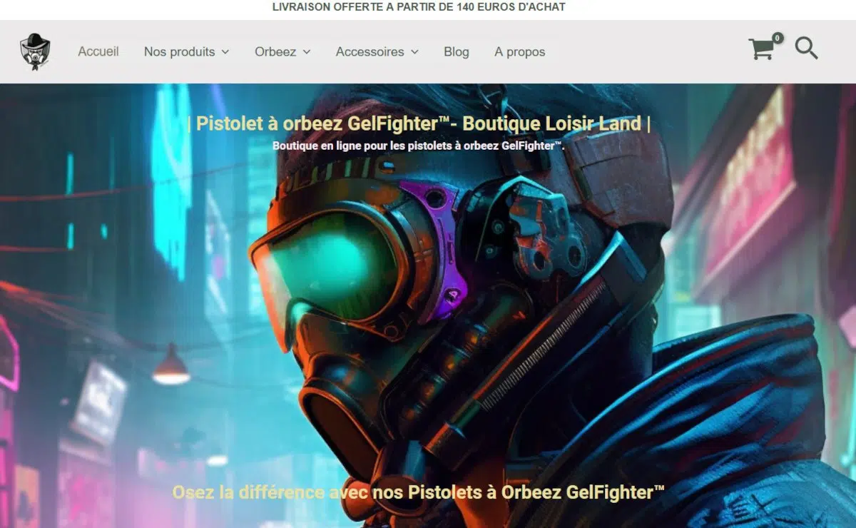 vendeur pistolets Orbeez