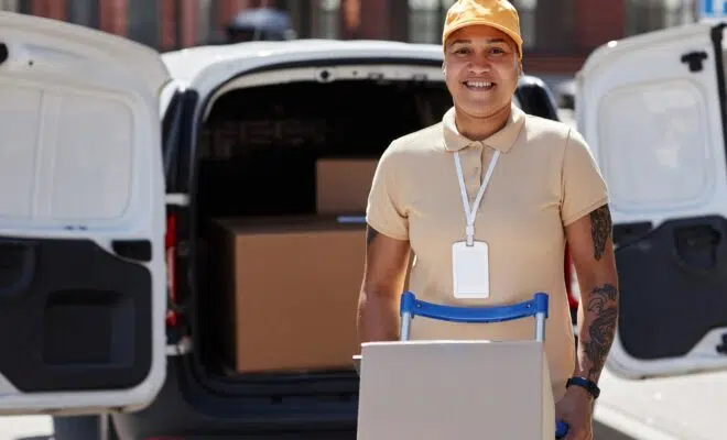 Woman as Delivery Worker