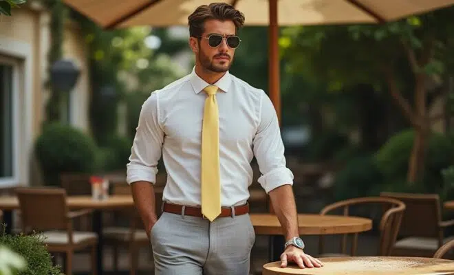 découvrez comment sublimer votre style estival avec une cravate homme jaune pastel. nos conseils pratiques vous aideront à assortir votre tenue pour un look frais et élégant cet été, que ce soit pour un événement chic ou une sortie décontractée.