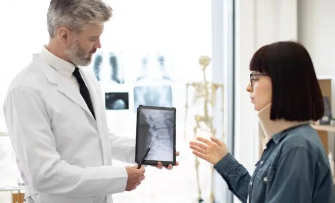 après accident de la route