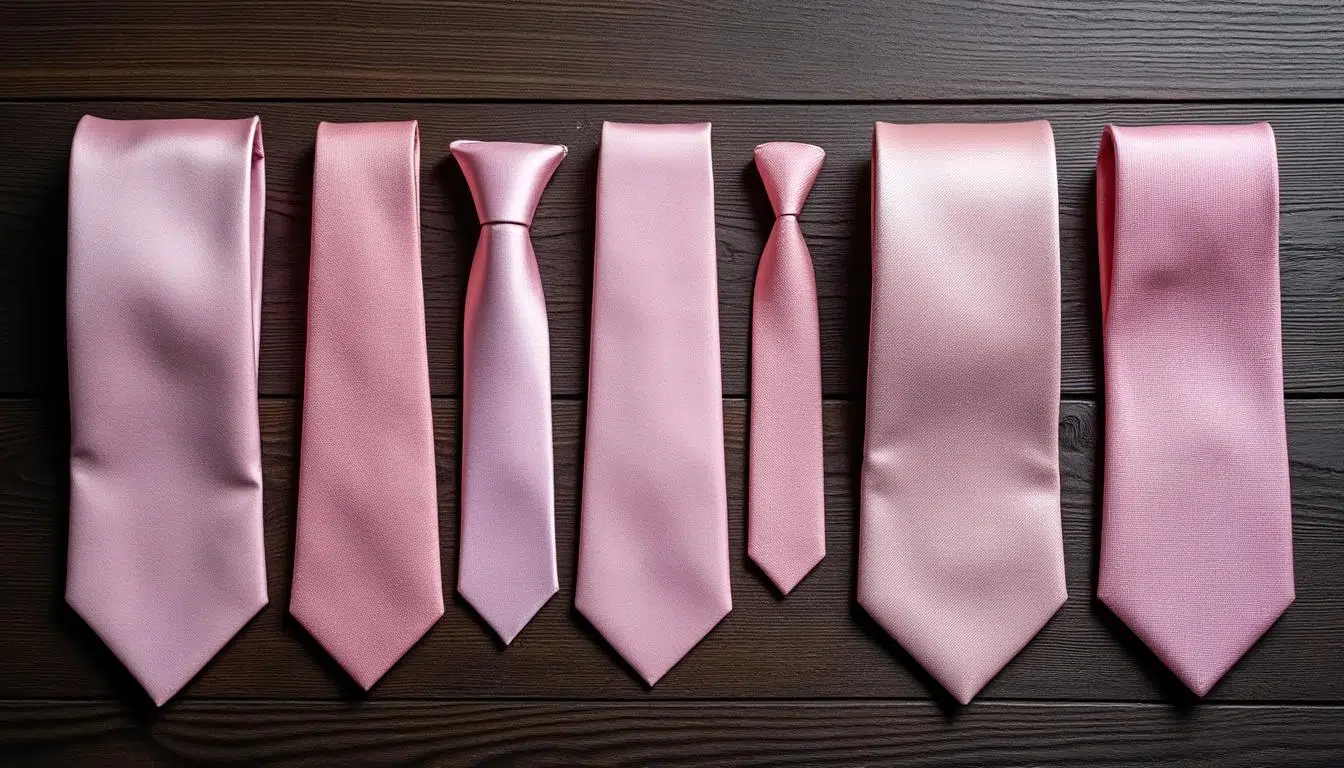 découvrez la cravate rose pâle pour homme, un accessoire audacieux qui apporte une touche d'élégance à votre style. parfaite pour des occasions spéciales ou pour le quotidien, cette cravate se marie avec de nombreuses tenues pour affirmer votre personnalité tout en restant chic.