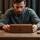 offrez le cadeau idéal : une boîte de rangement pour montre en bois personnalisée. gravure au choix, élégance durable et protection parfaite pour vos montres.