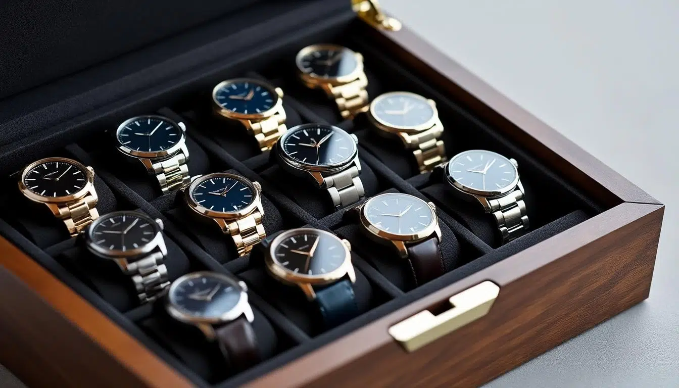 créez le cadeau parfait : boîte de rangement pour montre en bois personnalisée. gravure sur mesure, artisanat durable, élégance intemporelle.