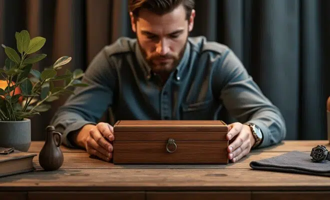 offrez le cadeau idéal : une boîte de rangement pour montre en bois personnalisée. gravure au choix, élégance durable et protection parfaite pour vos montres.