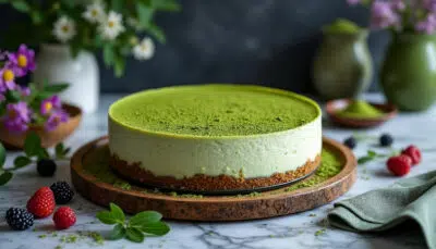 découvrez des recettes originales de cheesecake au matcha. laissez-vous inspirer par nos idées gourmandes pour déguster ce dessert revisité, alliant douceur et saveur du thé japonais.