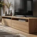 découvrez les avantages du meuble tv forum 9837patv en chêne dakota : une solution élégante et pratique pour un rangement optimal de votre salon, alliant design moderne et fonctionnalité.