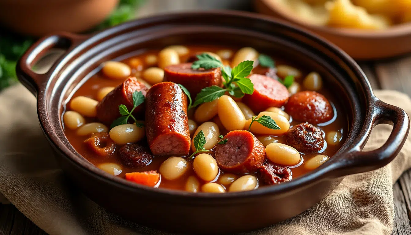 découvrez les ingrédients secrets et les astuces de cyril lignac pour préparer un cassoulet authentique et savoureux. apprenez ce qui distingue sa recette et sublimez ce plat traditionnel chez vous.