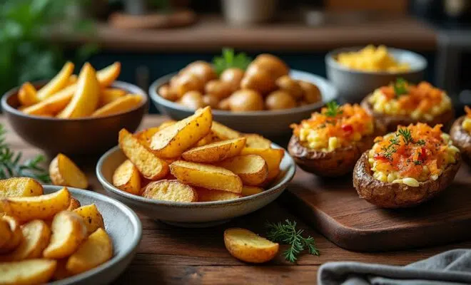 découvrez nos recettes faciles et croustillantes de potatoes à l’air fryer. impressionnez vos invités avec des accompagnements savoureux, rapides à préparer et irrésistiblement dorés !