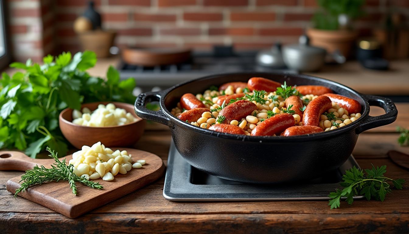 découvrez la recette authentique du cassoulet avec carnet de julie, un plat traditionnel français à partager en famille pour des moments chaleureux et savoureux.