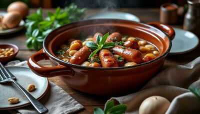 découvrez la recette authentique du cassoulet de pierre perret, un incontournable de la cuisine française traditionnelle, riche en saveurs et en histoire.
