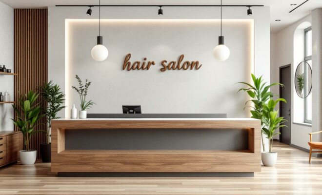 découvrez 10 idées originales pour personnaliser votre banque d'accueil et créer un espace accueillant et unique dans votre salon de coiffure.