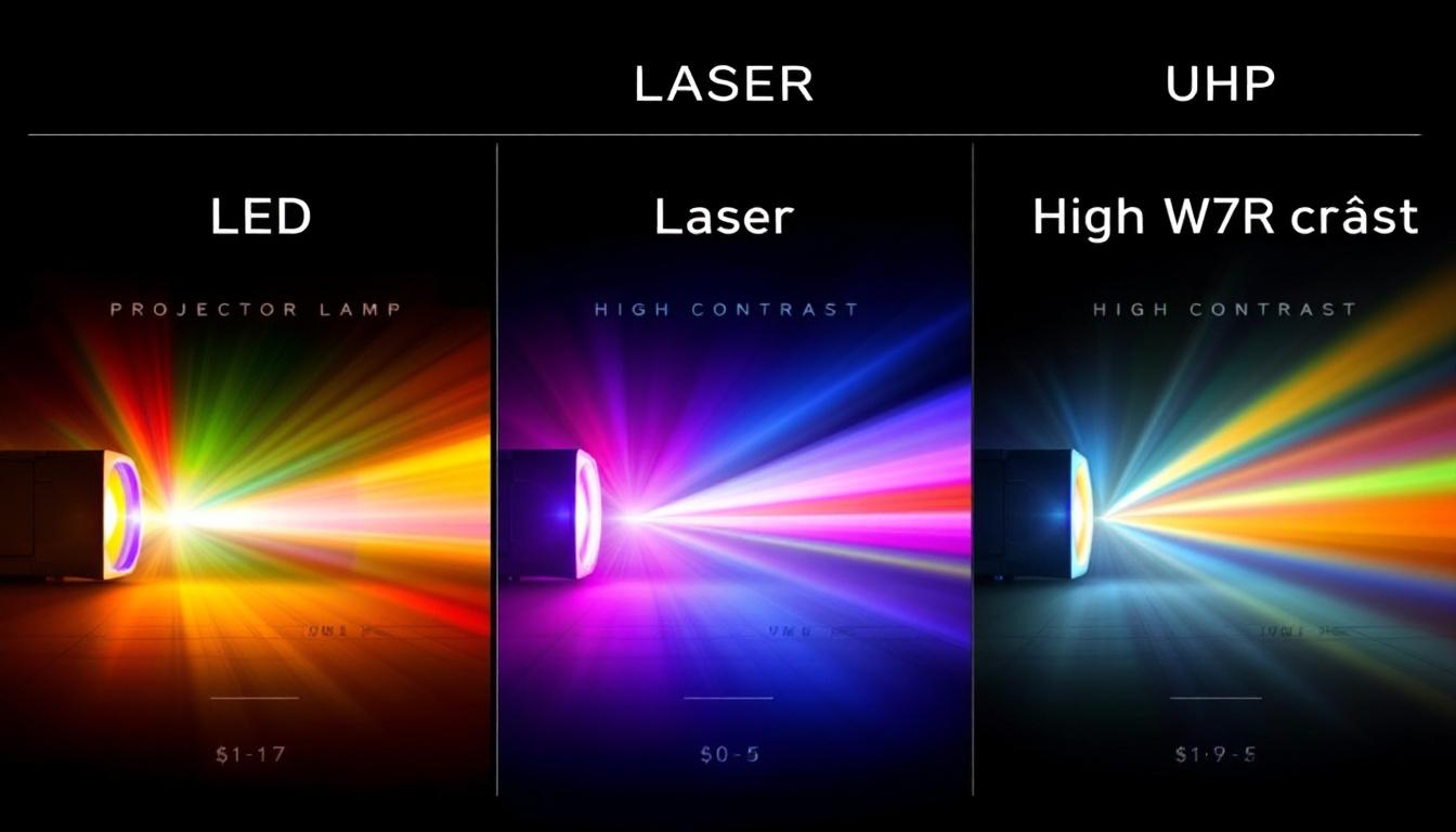 découvrez notre comparatif des lampes de vidéoprojecteur longue durée pour choisir la meilleure option selon vos besoins et profiter d'une image de qualité optimale.