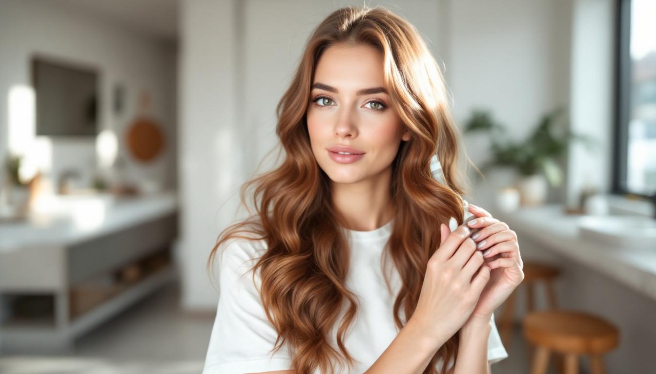 découvrez le soin idéal pour cheveux fins et ondulés, conçu pour sublimer vos boucles et leur apporter éclat, volume et douceur.