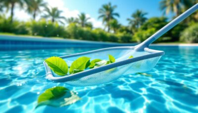 découvrez les avantages d'utiliser un filet de piscine pour skimmer de qualité, pour garder votre piscine propre facilement et protéger votre système de filtration.