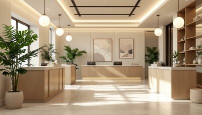 découvrez les tendances modernes en matière de banque d'accueil pour institut de beauté, alliant design élégant et fonctionnalité pour sublimer votre espace et accueillir vos clients avec style.