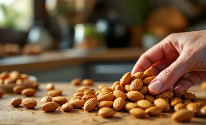 découvrez combien d'amandes correspondent à 30g et les bienfaits d'une consommation équilibrée pour votre santé.