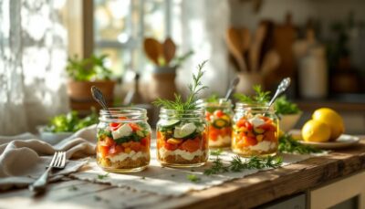 découvrez comment préparer des verrines salées faites maison alliant originalité et simplicité pour des apéritifs délicieux et faciles à réaliser.