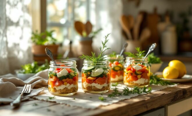 découvrez comment préparer des verrines salées faites maison alliant originalité et simplicité pour des apéritifs délicieux et faciles à réaliser.