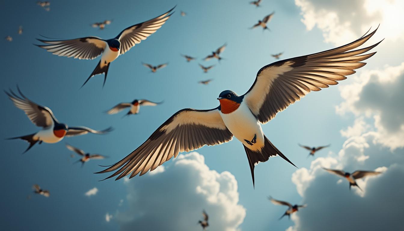 découvrez les vérités et idées reçues sur la vitesse de l'hirondelle, explorez ses capacités de vol étonnantes et démystifiez les mythes populaires.