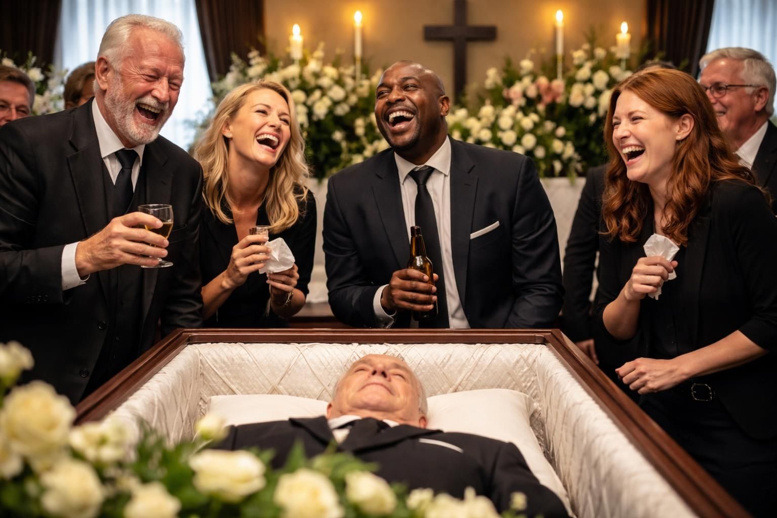 découvrez « la mort ou tchitchi », une blague unique qui transforme l'humour en lumière dans les moments sombres, redéfinissant notre façon de rire face à la gravité.