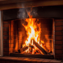 feu de cheminée