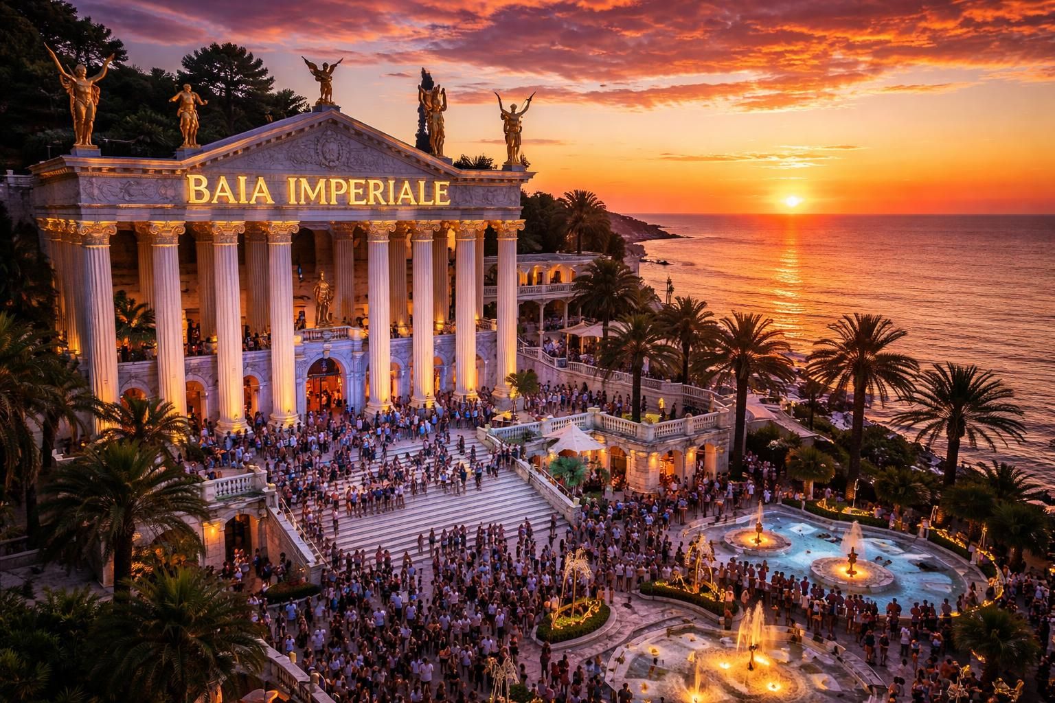 découvrez baia imperiale à gabicce mare, le lieu incontournable en italie pour les passionnés de fête et de musique, alliant ambiance festive et cadre exceptionnel.