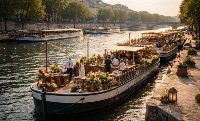 trouvez les meilleures péniches à paris pour organiser une fête inoubliable. profitez d'un cadre unique sur l'eau pour vos événements privés et professionnels.
