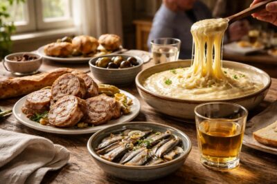 découvrez une sélection appétissante de plats de la gastronomie française débutant par la lettre a pour commencer votre repas avec saveur et originalité.