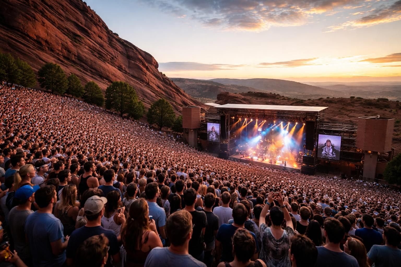 Les concerts emblématiques qui ont marqué Red Rocks Amphitheatre en