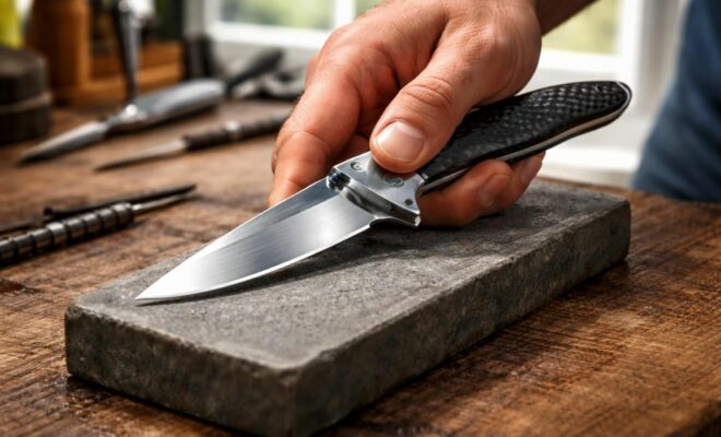 apprenez à affûter efficacement votre couteau de poche pliant au tranchant exceptionnel pour garantir une performance optimale et une longue durée de vie.
