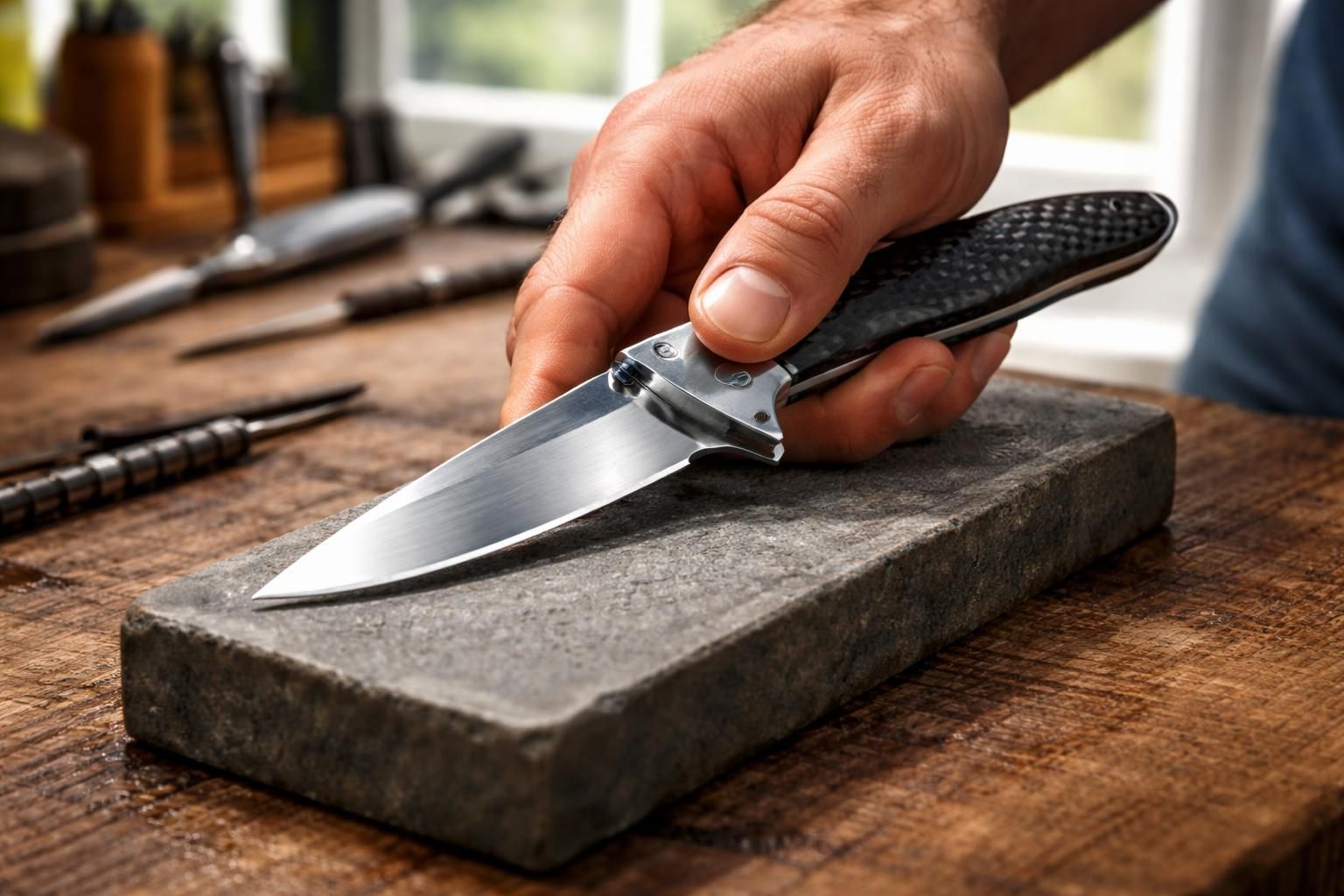 apprenez à affûter efficacement votre couteau de poche pliant au tranchant exceptionnel pour garantir une performance optimale et une longue durée de vie.