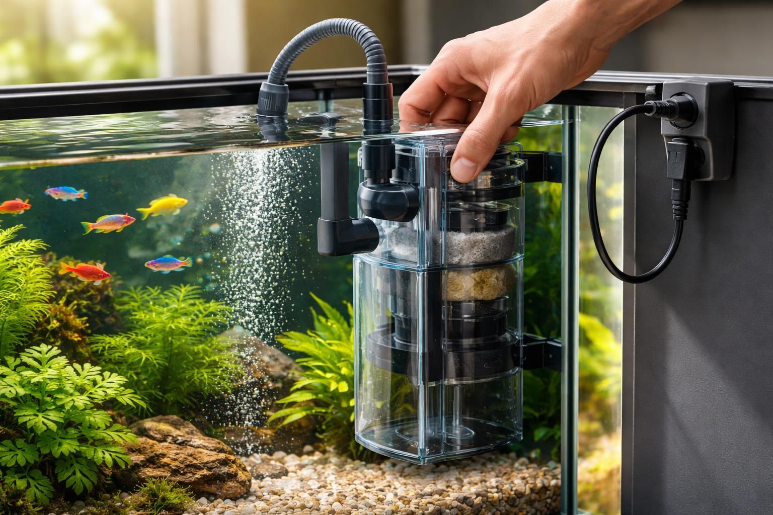 apprenez à installer une pompe dans votre aquarium étape par étape et découvrez nos conseils pour garantir une filtration optimale, assurant un environnement sain pour vos poissons.