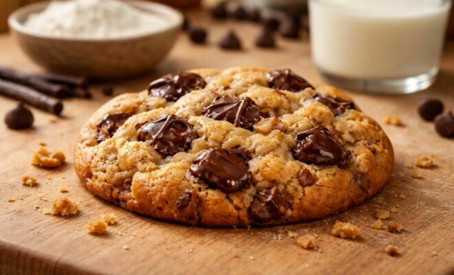découvrez la recette irrésistible d'un cookie moelleux et gourmand qui séduira tous les amateurs de douceurs sucrées.