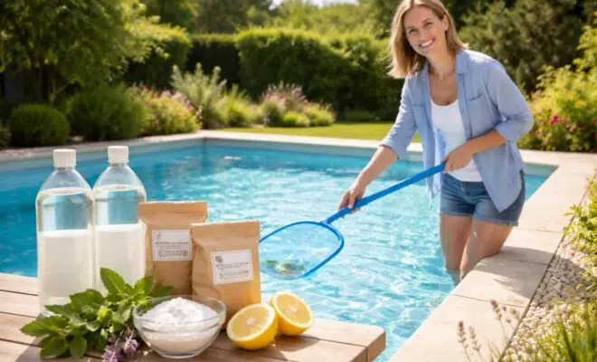 découvrez comment éliminer l'eau verte de votre piscine grâce à des astuces naturelles et efficaces inspirées des remèdes de grand-mère.